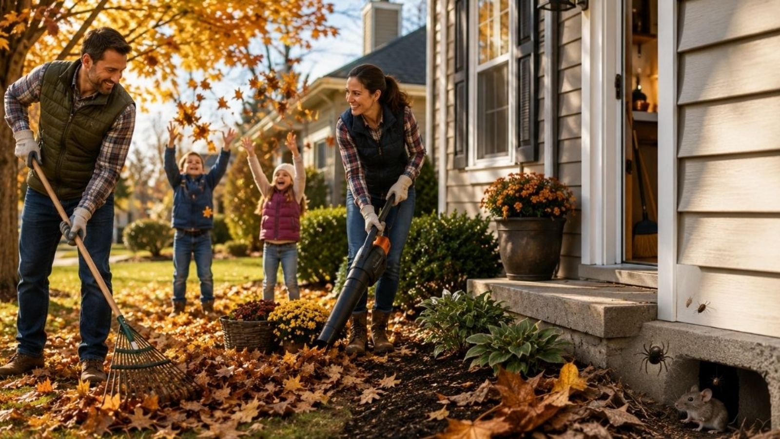 pest control fall landscaping